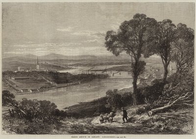 Le Prince Arthur en Irlande, Londonderry - Edmund Morison Wimperis